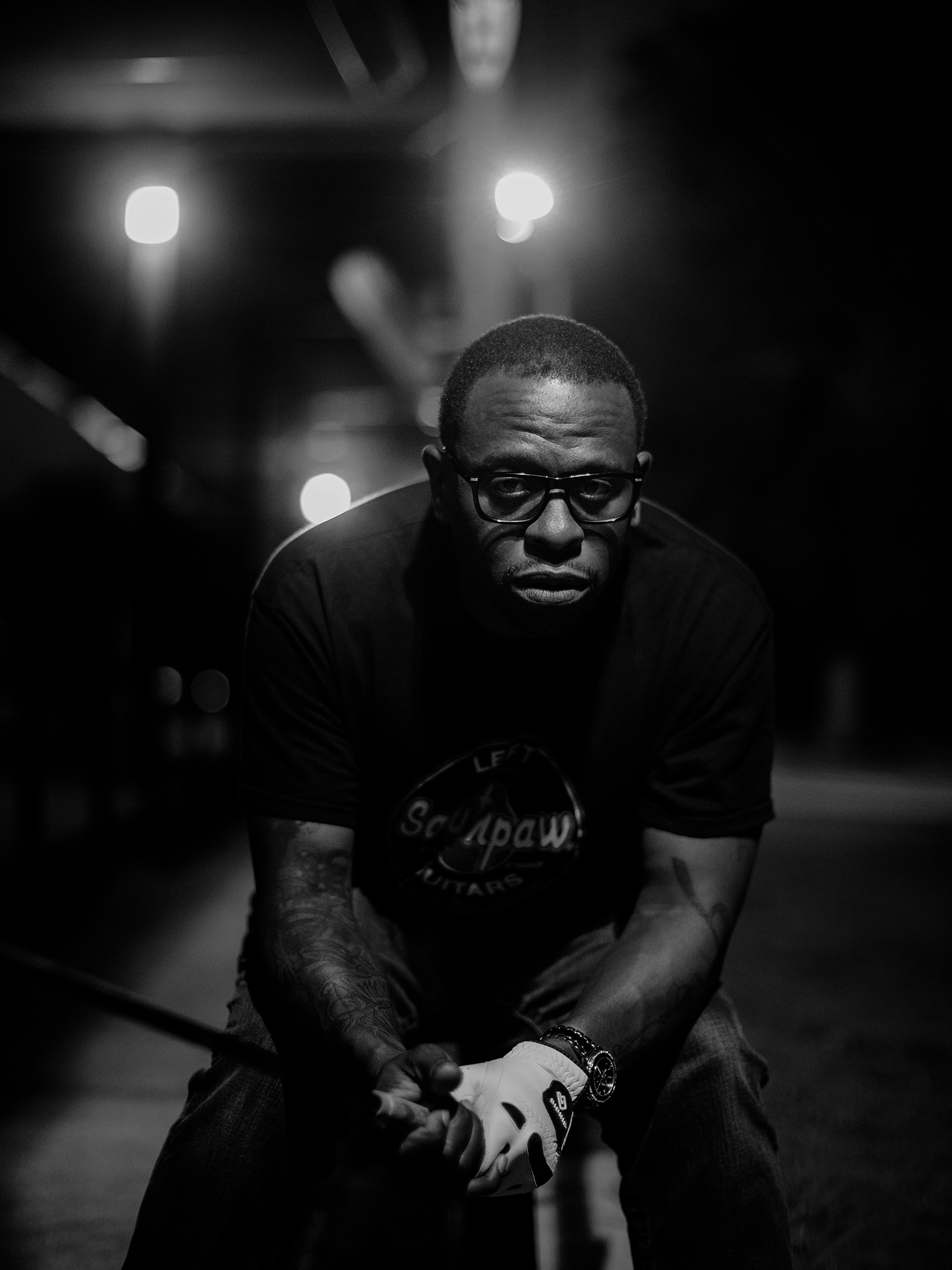 Brad "Scarface" Jordan, Geto Boys MC and Houston politician, photographed at the Hermann Park Municipal Golf Course in Houston, Texas by Houston editorial and commercial photographer, Todd Spoth.
