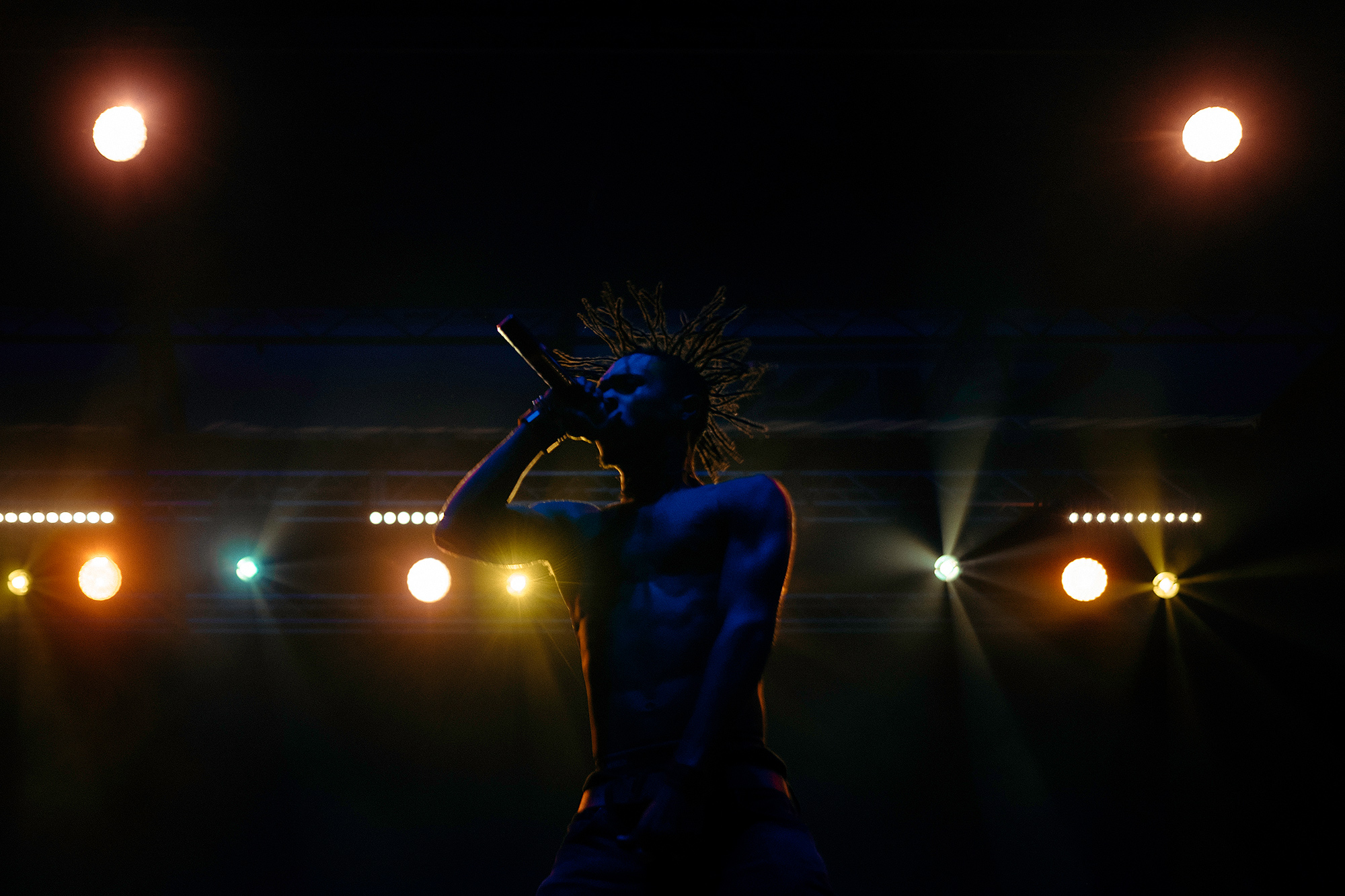 Swae Lee of hip hop duo, Rae Sremmurd, performs at Fun Fun Fun Festival in Austin, Texas,  photographed by Houston music photographer, Todd Spoth.