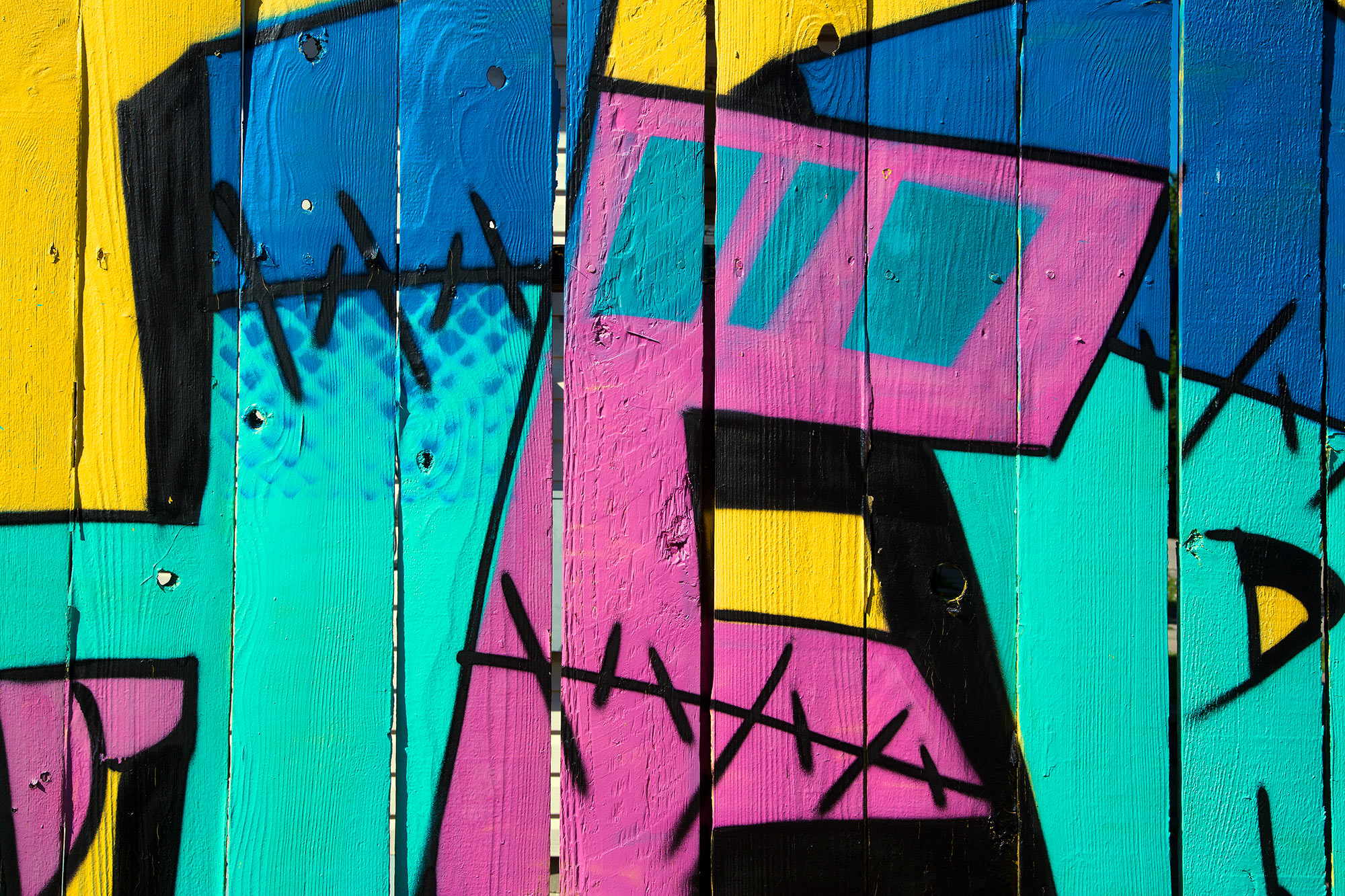 Graffiti in the Eastwood neighborhood of Houston, Texas, photographed by Houston editorial and commercial photographer, Todd Spoth.