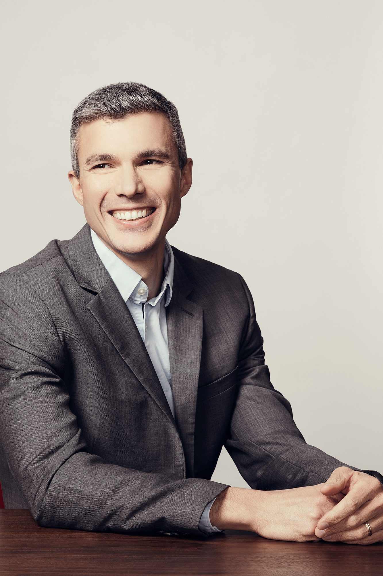 An executive is photographed by Houston corporate photographer, Todd Spoth.