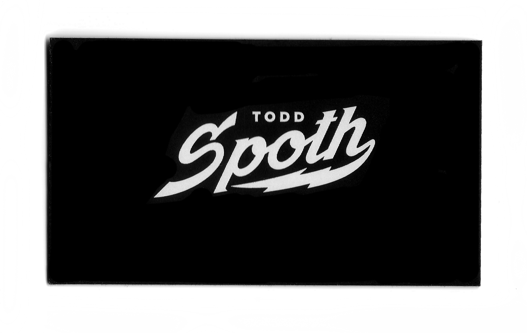 TODD SPOTH BUSINESS CARD (2014)