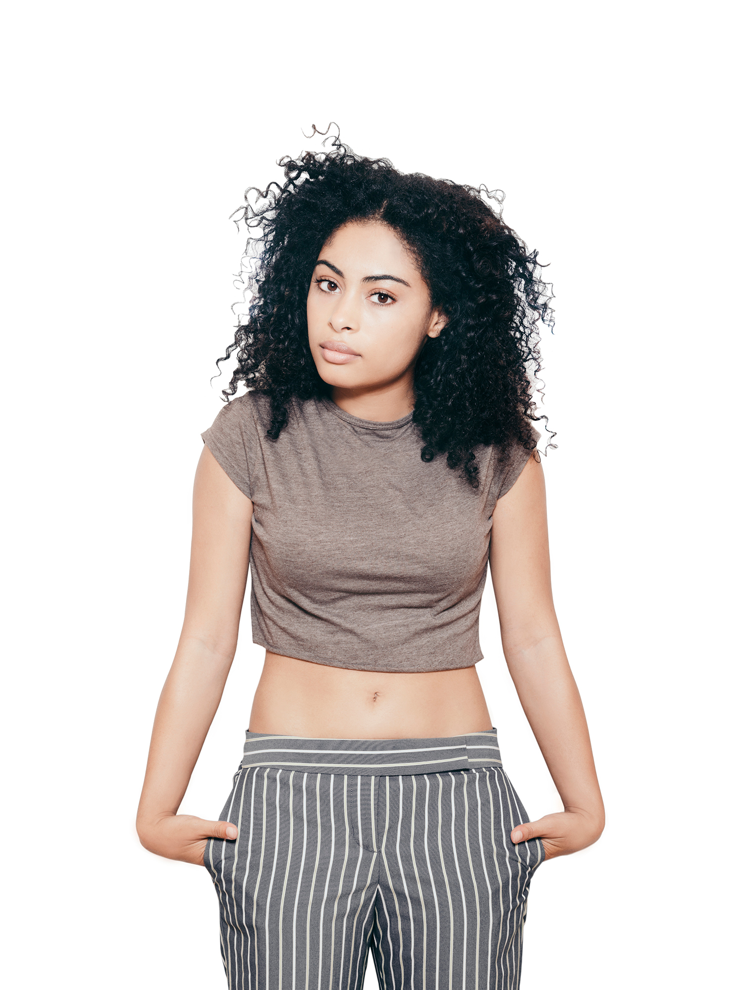 Kaitlynn Simone, star of the BET television show, "The Game", photographed in studio in Houston, Texas by Houston editorial photographer, Todd Spoth.