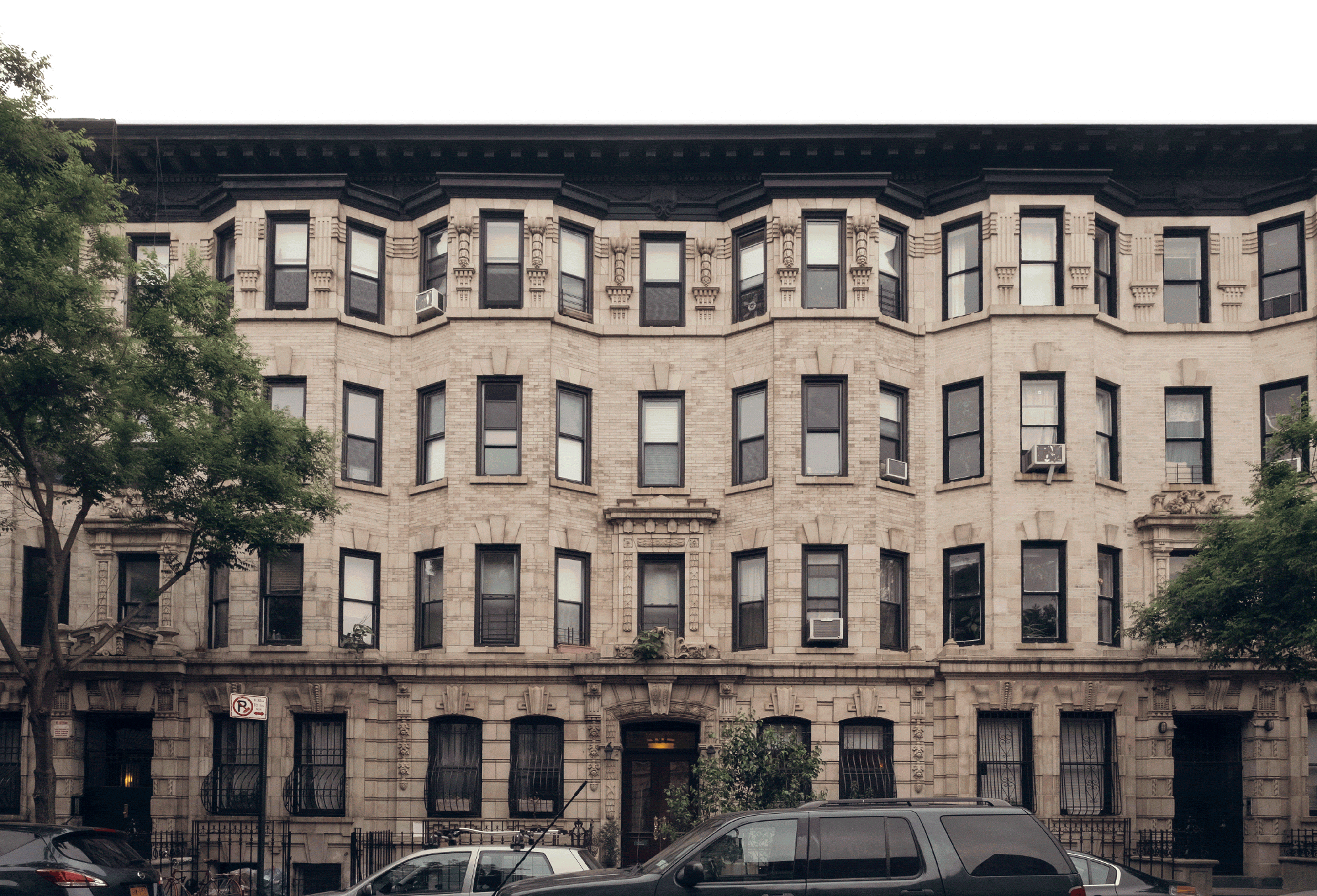 The Brooklyn, NY apartment building where legendary hip hop artist, Christopher 